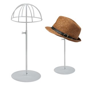 Hutständer Huthalter Perückenständer Metall Kreativ Hutablage Rack-Organizer Mütze Kappe Metallständer