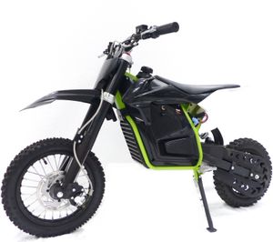 1000 Watt Elektro Dirtbike Cross KXD 707E 48V Pitbike 14/12“ Dirtbike Grün