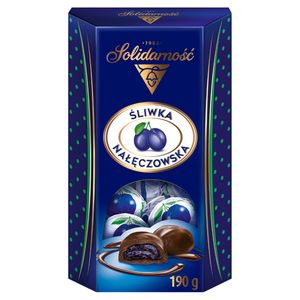 Solidarnosc getrocknete Pflaume in Schokolade 190g / Sliwka w czekoladzie