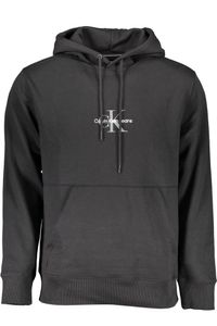 Calvin Klein Jeans Herren Monologo-Pullover-Hoodie, Schwarz XXL