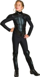 Hunger Games: Mockingjay - "Deluxe" kostým '" '"Katniss"" - Děti BN5149 (M) (Černá)