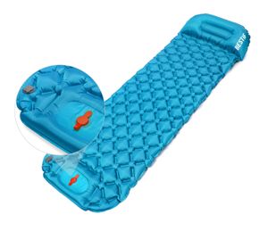 Isomatte selbstaufblasend mit Fußpumpe Kissen BESTIF Luftmatratze Camping Outdoor Matratze Ultraleicht Kleines Packmaß Blau Isomatte selbstaufblasend mit Fußpumpe Kissen BESTIF Luftmatratze Camping Outdoor Matratze Ultraleicht Kleines Packmaß Blau