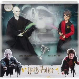 Mattel HCJ33 - Harry Potter - 2er Pack Lord Voldemort und Harry Potter, 30 cm