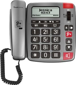AMPLICOMMS Telefon schnurgebunden POWER TEL 196