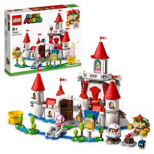 LEGO 71408 Super Mario Pilz-Palast – Erweiterungsset, Spielzeug zum kombinieren mit Starterset,  Zeitblock mit Bowser, Ludwig, Toadette und Gumba Figur