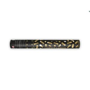 Konfety v tube – zlaté, 40 cm Party Deco