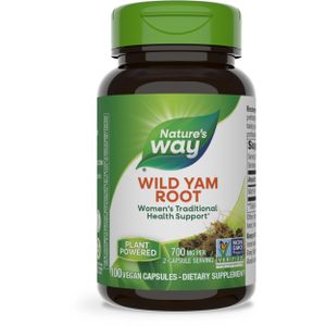 Nature's Way Wild Yam Root, 100 kapsułek wegańskich