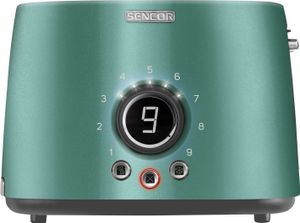 Sencor STS 6051GR Toaster 9 2 Scheibe/n 1000 W Grün, Metallisch