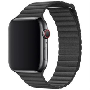 Apple MXAC2ZM/A - Band - Schwarz - Apple - Apple Watch 42mm Apple Watch 44mm - Leder - 1 Stück(e)