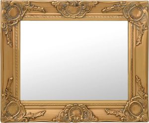 Prolenta Premium - Wandspiegel im Barock-Stil 50x40 cm Golden