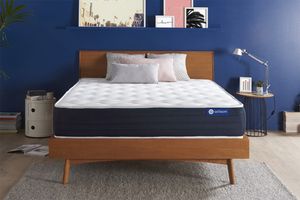 Actiflex sleep matratze 130x200cm, Taschenfederkern und Memory-Schaum, Härtegrad 2, Höhe :22 cm, 5 Komfortzonen