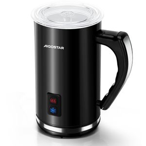 Aigostar - Milchaufschäumer Elektrisch mit 3 Modi, heißer & kalter Milchschaum, 500W, 240ml, Milch Frother für Cappuccino, Latte, Mokka, Macchiato Aigostar - Milchaufschäumer Elektrisch mit 3 Modi, heißer & kalter Milchschaum, 500W, 240ml, Milch Frother für Cappuccino, Latte, Mokka, Macchiato
