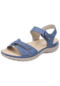 Rieker Damen Sandale Trekking Outdoor Klettverschluss 64853, Größe:39 EU, Farbe:Blau