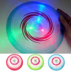 LED-Wurfscheibe UFO in 3 Farben IWurfspielzeug Kinder Teens Erwachsene I Leuchtende Flugscheibe I RGB Schwebedeckel I  Flying Disc Segelscheibe Farbe - blau