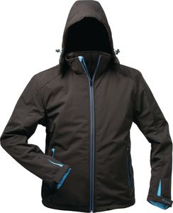 Helmut Feldtmann Softshell Jacke Uranos Größe XXL schwarz / blau 96%Polyester 4%Elasthan - 19950