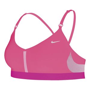 Nike W Nk Df Indy V-Neck Bra Pink Spell/Cosmic Fuchsia/ L