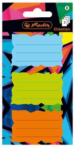 herlitz Buchetiketten Neon Art 78 x 42 mm