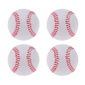 4x 9inch Safety Baseball Base Ball Übungsball Soft PolyurethanSoftball Weiß