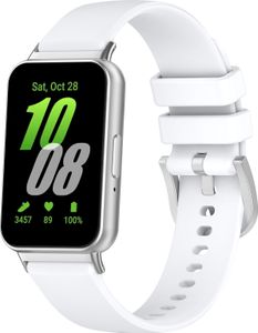 INF Silikónový remienok na hodinky Samsung Galaxy Fit 3 (SM-R390) biely