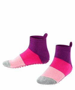 FALKE Colour Block Kinder Socken, Größe:23-26, Farbe:crocus