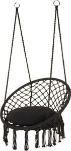 Outtec® Hängesessel XXL mit Kissen - bis 150 kg - Sessel zum Aufhängen - Indoor & Outdoor - Hängekorb, Schaukel für Garten, Terrasse, Balkon - Boho