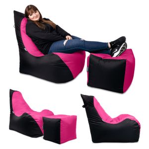 BuBiBag Flashbag Lounge Sessel Sitzkissen 75Tx60Bx85H cm Rosa