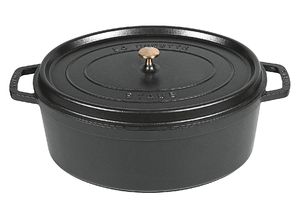 STAUB Bräter Cocotte 12l Ø41cm schwarz