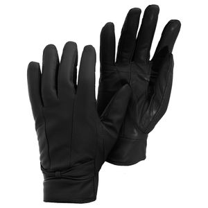 Damen Leder-Handschuhe GL309 (M/L) (Schwarz)