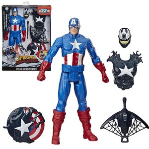 Avengers Captain America Figur mit Power-FX-Zubehör