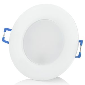 Einbaustrahler Bad LED dimmbar rund weiß 6,5 Watt warmweiß