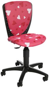 Topstar Kinder Drehstuhl "S'COOL 3" Herz Motiv pink Topstar Kinder Drehstuhl "S'COOL 3" Herz Motiv pink
