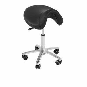sedlová stolička physa - 480-625 mm - 150 kg - čierna