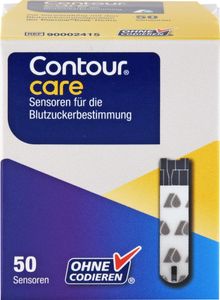 CONTOUR CARE senzory, 50 testovacích prúžkov
