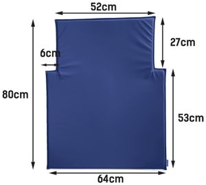 Wickeltisch-Auflage kawaform für den klappbaren Wickeltisch in blau oder weiß Timkid, Farbe:Blau, Modell:Kawaform aktuell