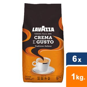 Lavazza - Crema e Gusto Tradizione Italiana Bohnen - 6x 1 kg
