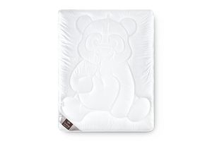 Sei Design® Bettdecke 100x135 Pandabär winterwarm mit weichstem Mikrofaserbezug - extra weich und anschmiegsam.