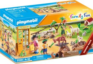 PLAYMOBIL Family Fun 71191 Streichelzoo
