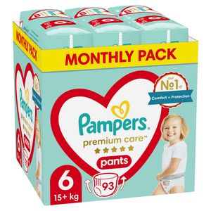 PAMPERS Premium Pants Windeln Größe 6, 15-25 kg, 93 Stück