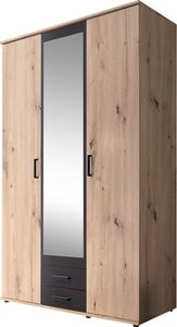 Kleiderschrank Drehtürenschrank Holzrschrank Schrank Schlafzimmer "Cilli I"