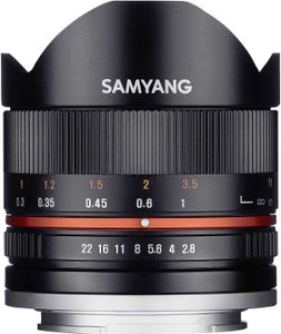 Samyang 8 Mm F2.8 Ii Umc Sony E Kameralinse Schwarz Schwarz One Size Samyang 8 Mm F2.8 Ii Umc Sony E Kameralinse Schwarz Schwarz One Size