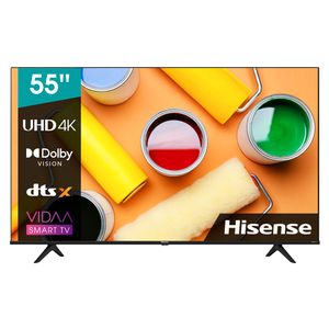 Hisense 55A6BG 139cm (55 Zoll) Fernseher (4K Ultra HD, HDR, Triple Tuner DVB-C/S/ S2/ T/ T2, Smart-TV, Frameless, Bluetooth, Alexa)
