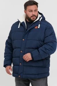 BLEND BHFrederic Herren Winterjacke Big & Tall Herrenjacke Jacke Große Größen bis 6xl mit Teddyfell-Kapuze Eingrifftaschen Regular fit