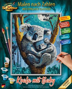 Schipper Malen nach Zahlen Master Class Classic 24x30cm Koala mit Baby 609240907
