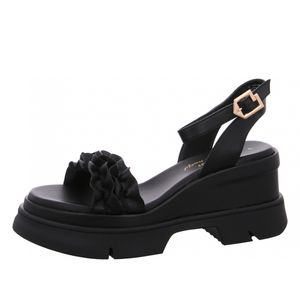 Bagatt Trish Damenschuhe Sandalen Hoch Schwarz Freizeit, Schuhgröße:40 EU
