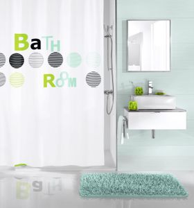 Kleine Wolke Duschvorhang Bathroom mint, 180 x 200 cm