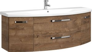 Pelipal Serie 4010 Waschtischunterschrank 4010.691418 Eiche Ribbeck quer NB  140 cm - LIEFERUNG OHNE WASCHBECKEN & ARMATUR
