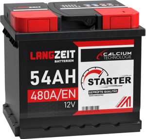 LANGZEIT Autobatterie 54AH 12V 480AEN Starterbatterie +30% mehr Leistung ersetzt Batterie 55AH 44AH 45AH 46AH 50AH 52AH 53AH LANGZEIT Autobatterie 54AH 12V 480AEN Starterbatterie +30% mehr Leistung ersetzt Batterie 55AH 44AH 45AH 46AH 50AH 52AH 53AH