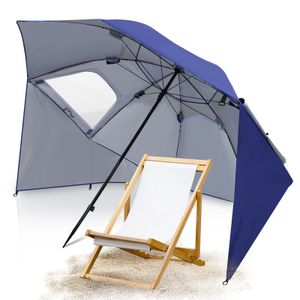 SWANEW Sonnenschirm Gartenschirm Strand Schirm Terrasse Hawaiischirm Regenschirm 210cm