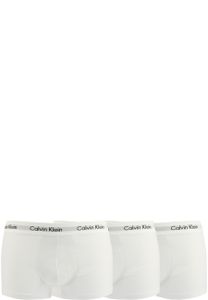 Calvin Klein Pánske boxerky 3 Pack Low Rise Trunk L White