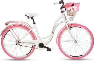 Goetze Style 28 Zoll Citybike, 3-Gang Shimano Nabenschaltung, Tiefeinstieg mit Rücktrittbremse, Damenfahrrad mit Korb